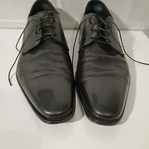 Men's Black Leather Dress Shoes